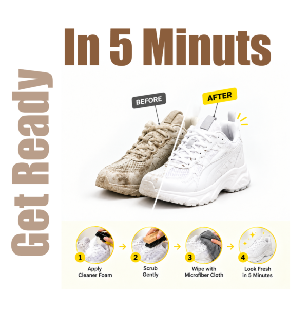 LAMVORA Shoe Cleaning Kit – 150 ml + Brush