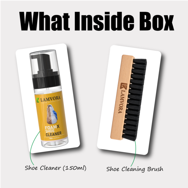 LAMVORA Shoe Cleaning Kit – 150 ml + Brush